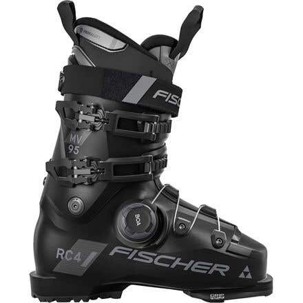 NEW Fischer RC4 95 MV BOA VAC GW Ski Boots - Black/Black - Mondo 24.5