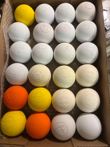 Mixed Lacrosse Ball 24 Pack( Lightly Used)