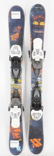 Volkl Wall Twin Tip Kids Skis with Bindings - 88 cm Used