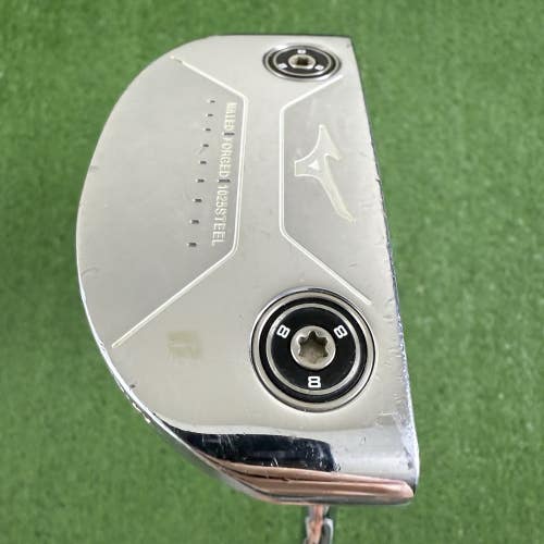 Mizuno M-Craft III Milled Forged Silver Mid Mallet Putter Lamkin Deep Etched 34