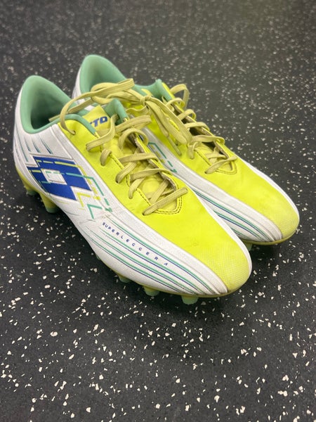 Used Lotto Soccer Cleats White Senior 6.5 11849-S000032261