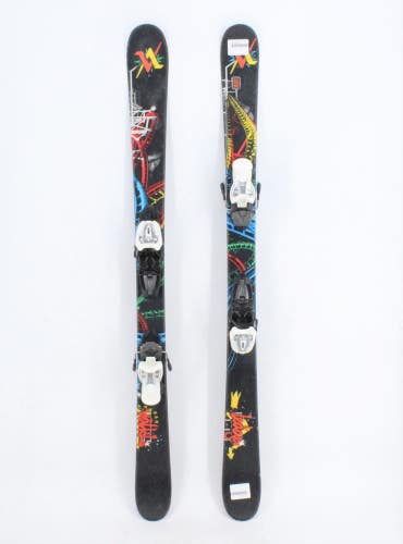 Volkl Ledge Twin Tip Kids Skis with Bindings - 128 cm Used