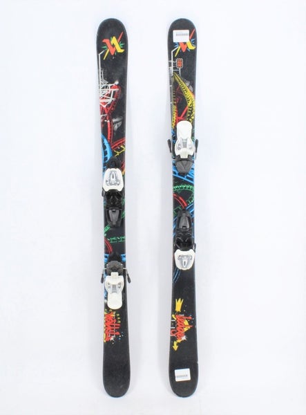 Volkl Ledge Twin Tip Kids Skis with Bindings - 128 cm Used
