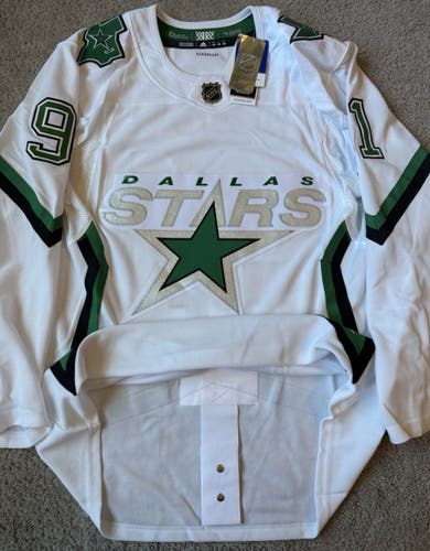 NWT Adidas Dallas Stars Seguin Reverse Retro 1.0 Authentic NHL Jersey 60 White
