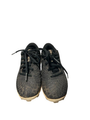 Used Under Armour BLK CLEATS BB/SB Cleats Black Youth 11.0 11834-S000040643