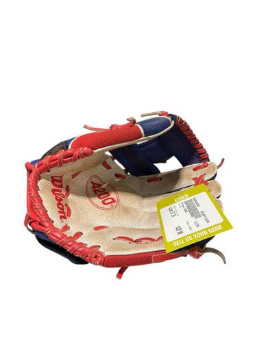 Used Wilson A200 BB/SB Glove RH Throw Navy Blue 10" 11834-S000043530