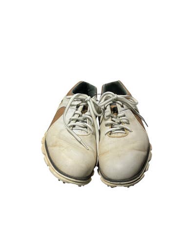 Used Foot Joy Mens Golf Shoes White Senior 8.5 11834-S000043540