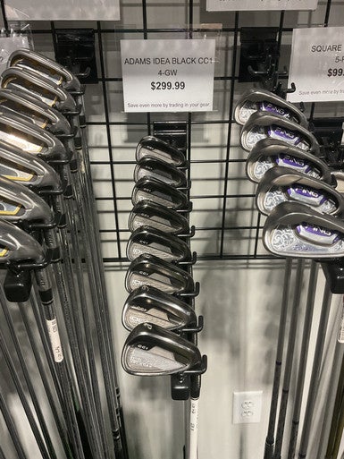 Used Adams IDEA BLACK CC1 Mens Iron Set RH 4I-GW/AW 11834-S000043585