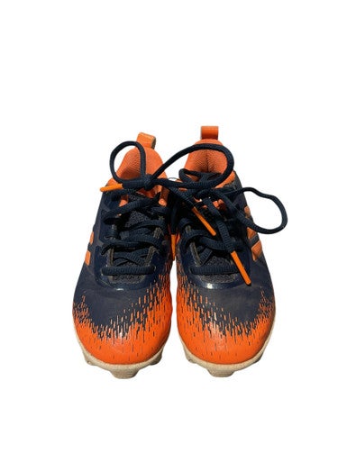 Used Adidas ADIDAS BASEBALL CLEAT BB/SB Cleats Orange Youth 10.0 11834-S000042580