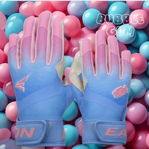 New EASTON BUBBLE GUM TBALL BATTING GLOVES 11834-EASE00717566