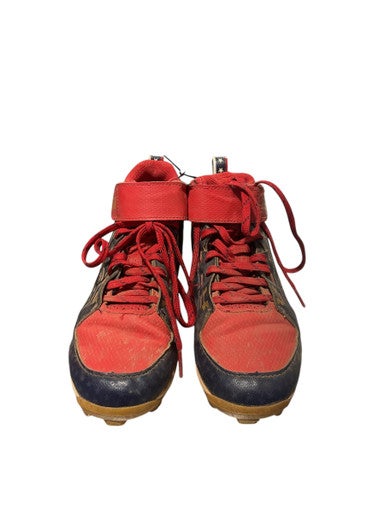 Used Under Armour BRYCE HARPER CLEATS BB/SB Cleats White/Red/Navy Junior 03 11834-S000042469