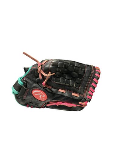 Used Rawlings HIGHLIGHT BB/SB Glove RH Throw Black 11 1/2" 11834-S000042516