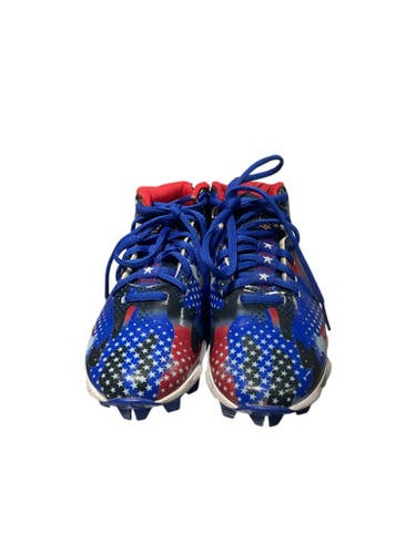 Used Under Armour PATRIOTIC CLEATS BB/SB Cleats Royal Blue Junior 01 11834-S000041936