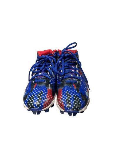 Used Under Armour PATRIOTIC CLEATS BB/SB Cleats Royal Blue Junior 01 11834-S000041936