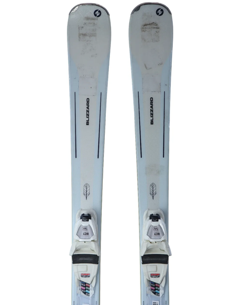 USED Blizzard Elevate 7.7 Skis 146cm w/ Marker TLT 10 Bindings - 2018