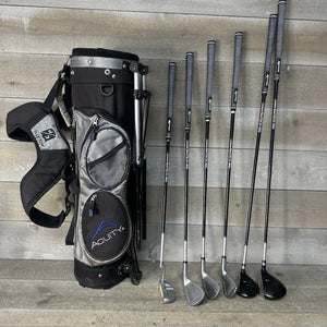 Acuity Cadet Pro Junior Golf Club Set Driver Irons Putter Bag Kids Youth LH 9-12