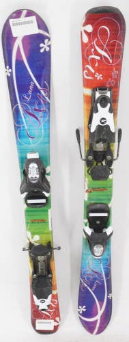 Axis Luna Kids Skis with Bindings - 90 cm Used