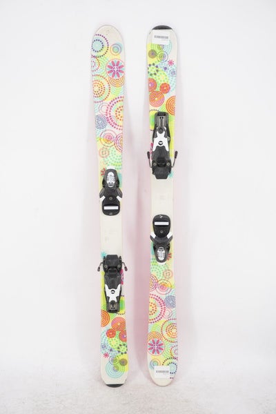 K2 Flowers Kids Skis with Bindings - 112 cm Used