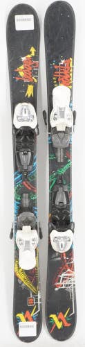 Volkl Ledge Twin Tip Kids Skis with Bindings - 98 cm Used
