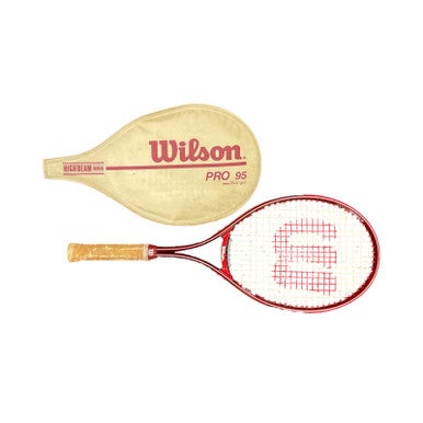 Used Wilson PRO 95 Adult Tennis Racquet Red 4" 11859-S000027325