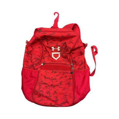 Used Under Armour BAT BACKPACK BB/SB Player Backpack Red 11859-S000027323