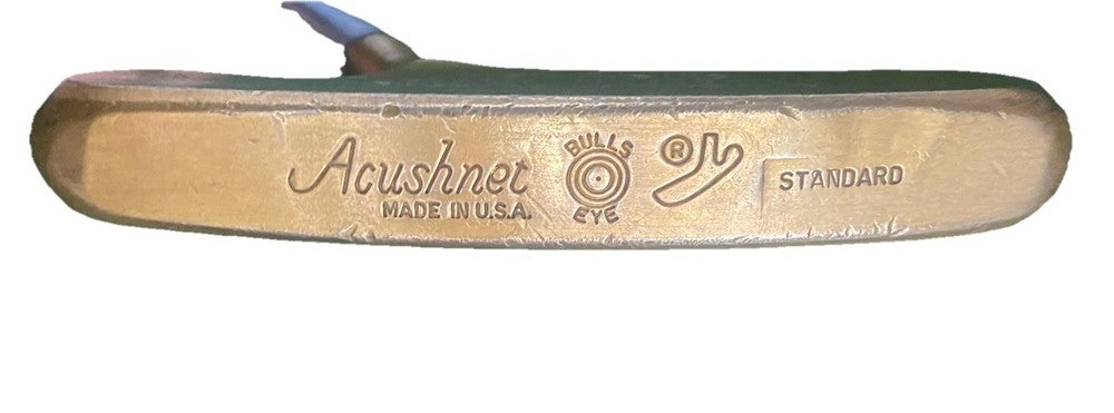 Acushnet Bullseye Standard 24K Putter RH Fluted Steel 35" Nice Color Great Grip