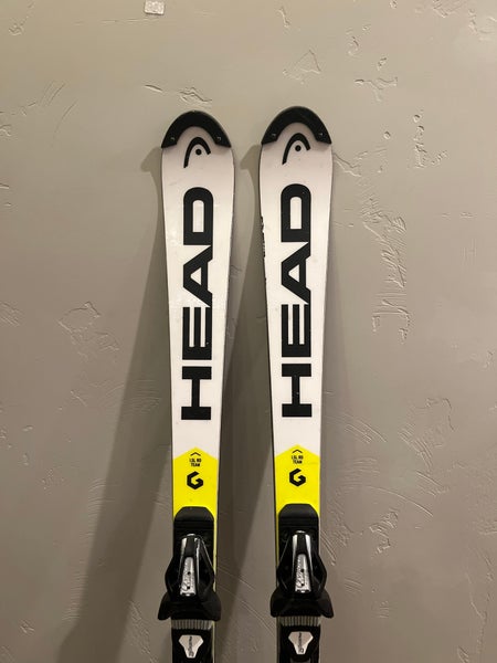 144cm HEAD WC Rebels i.SL RD Racing Skis With Bindings (Used)