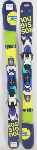 Rossignol Terrain Kids Skis with Bindings - 116 cm Used