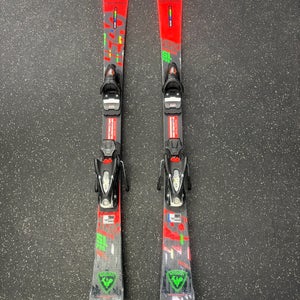 Rossignol Hero Athlete SL Pro 128 cm Racing Skis With Bindings Max Din 10 (Used)