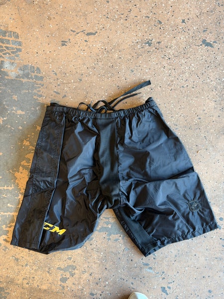 Black CCM Medium Pant Shell Pro Stock