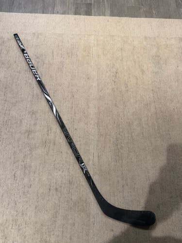 Custom grey Intermediate Bauer Vapor 1X Lite Left Hand Hockey Stick P92 67 Flex Pro Stock (Used)