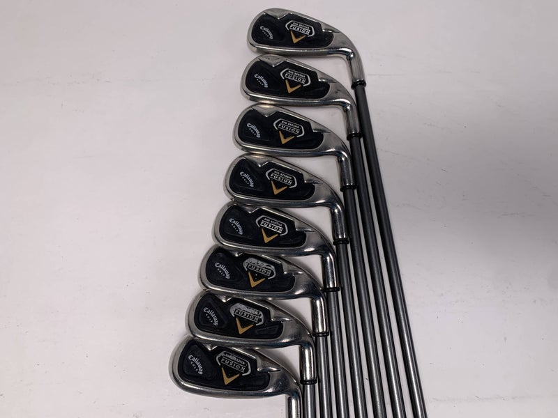 Callaway Fusion Iron Set 4-PW+GW RCH System 75i Regular Graphite Mens RH