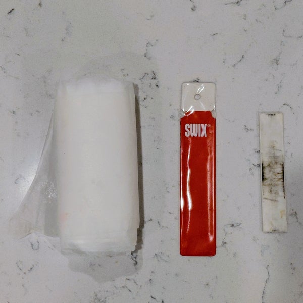 Swix Bundle: Fine Ceramic Stone & Fiberlene Towel Edge Sharp Polish Deburr Wax