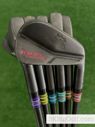 Cobra King Forged MB Black Custom Iron Set 5-P / Project X LZ 6.5 Extra Stiff