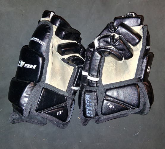Itech HG 4750 black hockey player Gloves 13" (Used)