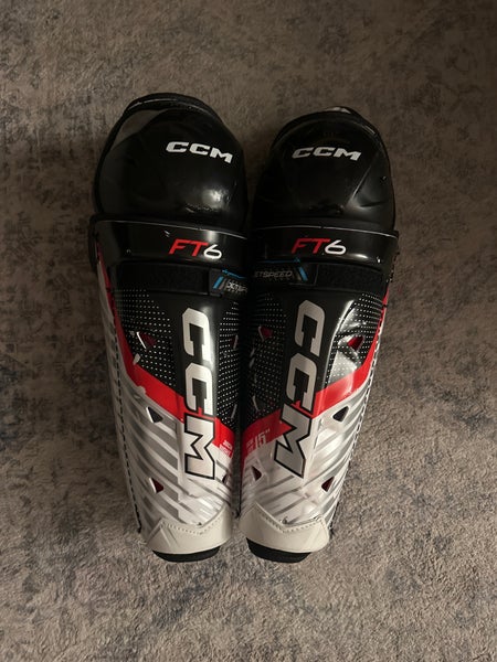 Senior CCM JetSpeed FT6 15" Shin Pads (Used)