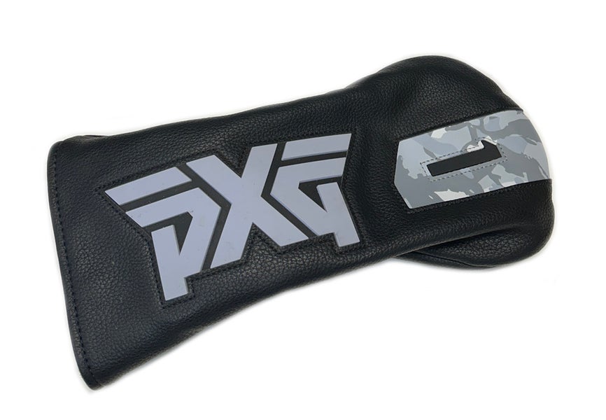 PXG Parsons Xtreme Golf Black/Grey Camo w/Cart Magnet Driver Headcover