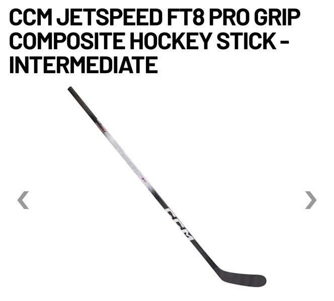 Intermediate CCM JetSpeed FT8 Pro Right Handed Hockey Stick P29 65 Flex (Used)