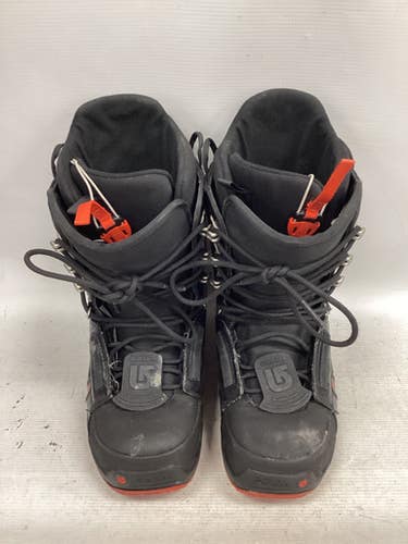 Used Burton PROGRESSION Mens Snowboard Boots Black Senior 9.5 11851-S000041163