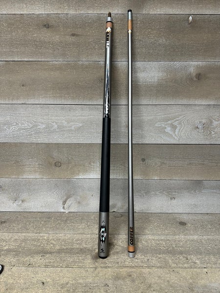 TRIMAX Copper Sportcraft Pool Cue Stick Fiberglass Shaft 58" 2 Piece 20oz