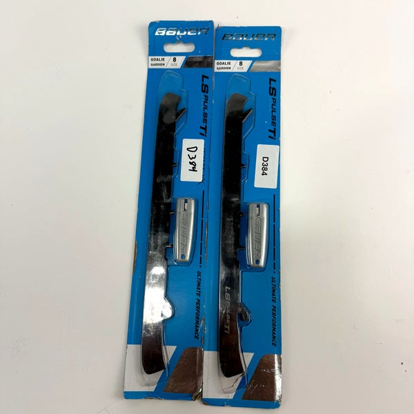 New In Package Bauer LS Pulse Ti Goalie Steel | size 8 | D384