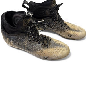Used Under Armour LAX Cleats Mens Black Senior 10.5 11863-S000024878