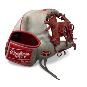 Used Rawlings HEART OF HIDE BB/SB Glove RH Throw Black 12" 11863-S000024880