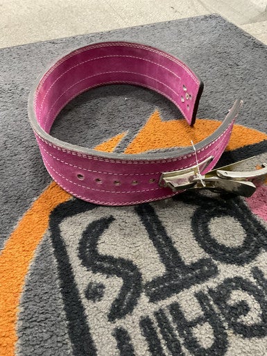 Used FLEXZ LEVER BUCKLE BELT Exercise Accessory Other Pink 11614-S000226741