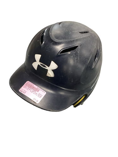 Used Under Armour BATTING HELMET Batting Helmet No Mask Black S/M 11613-S000173172