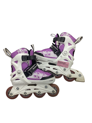 Used RollerDerby ADJUSTABLE Junior Rec Fitness Skates Purple Adjustable 11613-S000173170