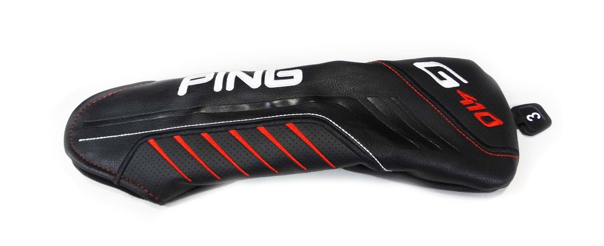 Ping G410 Black/White/Red 3 Wood Headcover Cover G 410