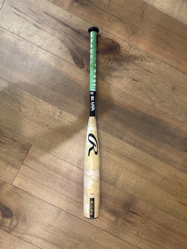 2025 Rawlings Icon Composite Bat USABat Certified (-10) 20 oz 30" (Used)