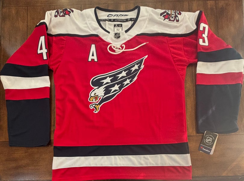 Washington Capitals Tom Wilson Eagle Alternate Jersey Size Adult Large (52)