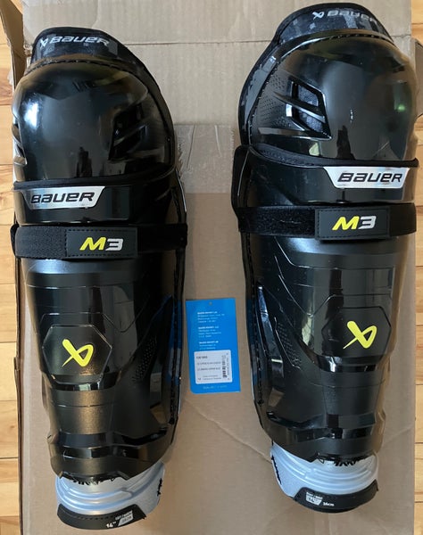 Bauer Supreme M3 14" Shin Pads (Like New - Used Twice!)